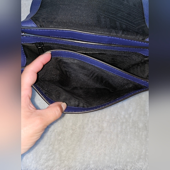 Rebecca Minkoff Hook Up Shoulder Bag Blue/Purple - Picture 13 of 16